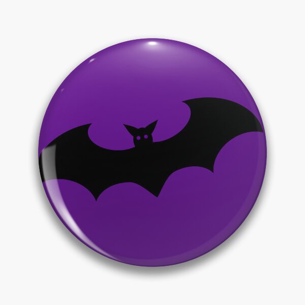 Item preview, Halloween Black Bats on Purple Background Repeating Pattern designed and sold by Sandy Richter.