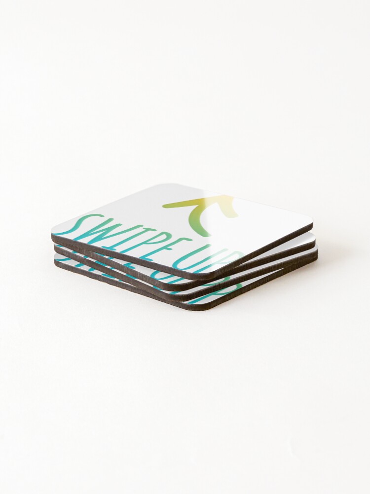 Thumbnail 4 of 5, Coasters (Set of 4), Swipe up designed and sold by RendoRed.