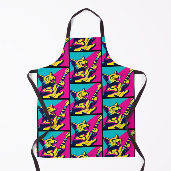 Item preview, Pop Art Cat Playing Guitar designed and sold by Lois Eastlund.