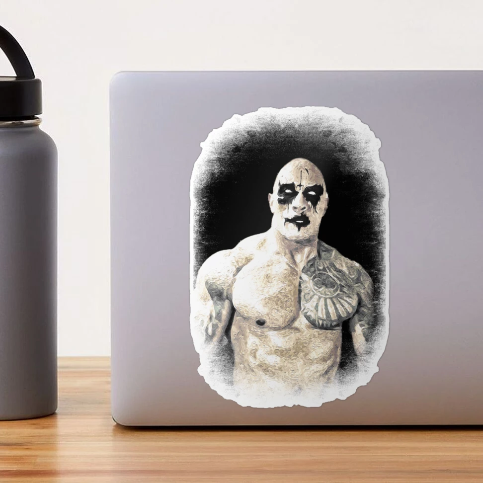 The Rock Face Sticker for Sale by MisterPlop