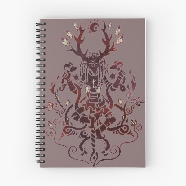 Item preview, Cernunnos Pagan God with Horns and Caducé crossover Paganart designed and sold by Bleuts.