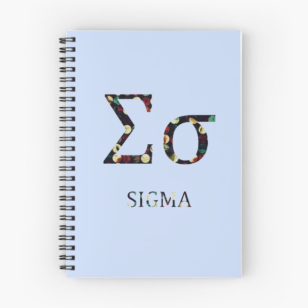 Item preview, Language of Science Pastels - Dusty Blue Sigma designed and sold by KEYprints.