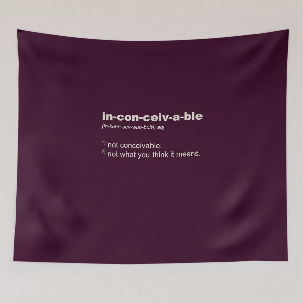 Item preview, Funny: Definition "inconceivable" designed and sold by STYLESYNDIKAT.