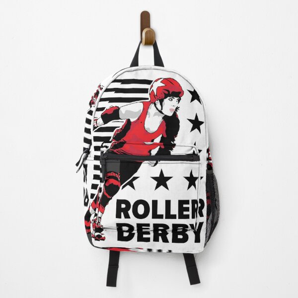 Item preview, Roller Derby Girl - Speed Lines - Black/Red - Roller Derby designed and sold by Design Raptor.
