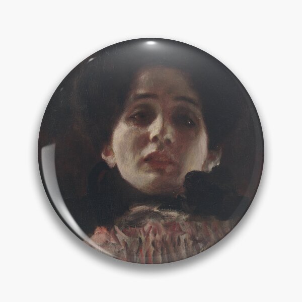 Item preview, Gustav Klimt Austrian painter Dame en face mit plisiertem Kleid (circa 1898) designed and sold by TeeARTHY.