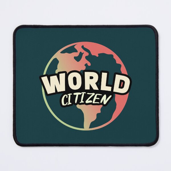 Item preview, World Citizen || Minimalist Planet Earth || Colorful World Map designed and sold by MadSwellDesigns.