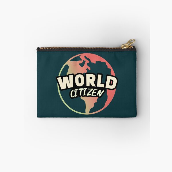 Item preview, World Citizen || Minimalist Planet Earth || Colorful World Map designed and sold by MadSwellDesigns.