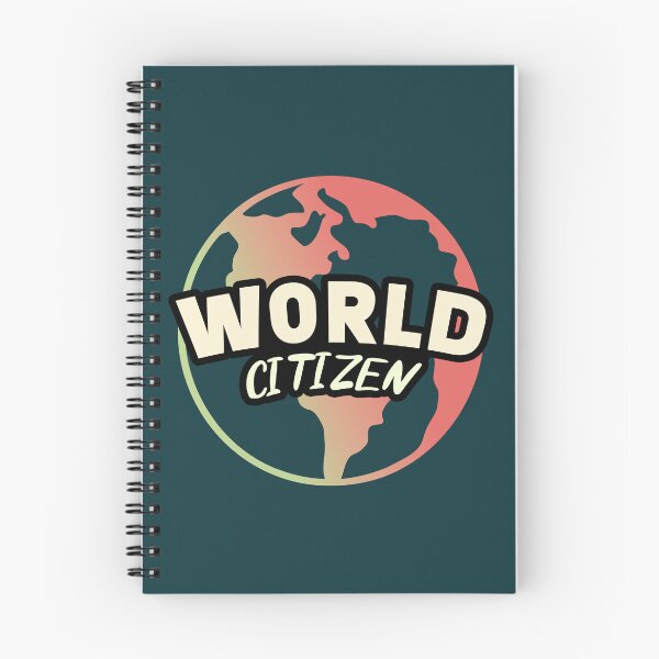Item preview, World Citizen || Minimalist Planet Earth || Colorful World Map designed and sold by MadSwellDesigns.