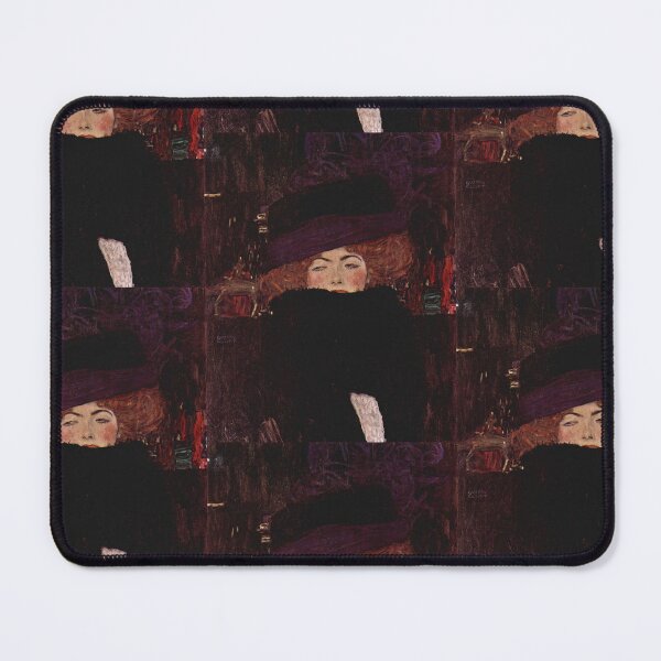 Item preview, Gustav Klimt Austrian painter Dame mit Hut und Federboa (1909) designed and sold by TeeARTHY.