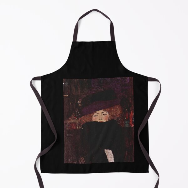 Item preview, Gustav Klimt Austrian painter Dame mit Hut und Federboa (1909) designed and sold by TeeARTHY.