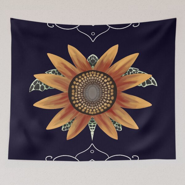 Item preview, Sunflower Sea Turtle designed and sold by LucisDesign.