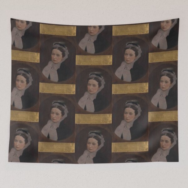 Item preview,  Gustav Klimt Austrian painter Dame mit lila Schal (ca 1895) designed and sold by TeeARTHY.