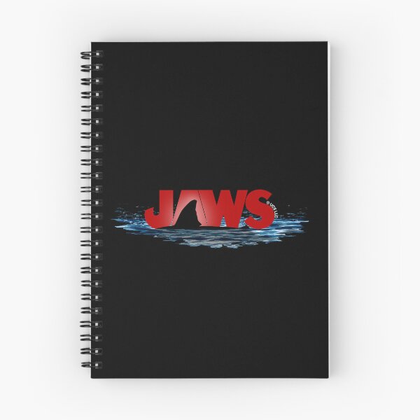 Item preview, JAWS LOGO with GREAT WHITE SHARK FIN EMERGING FROM THE OCEAN SURFACE designed and sold by KoolDsigns-FLIX.