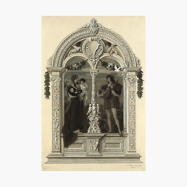 Item preview, Gustav Klimt peintre autrichien Die Jugend designed and sold by TeeARTHY.