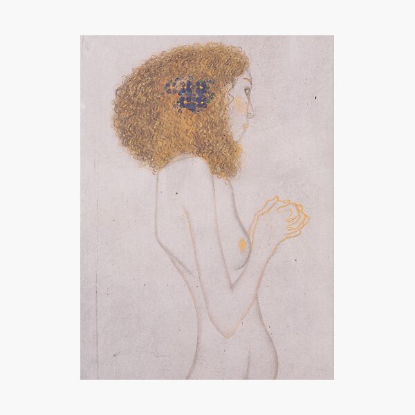 Item preview, Gustav Klimt peintre autrichien Die Leiden der schwachen Menschen (1902) designed and sold by TeeARTHY.