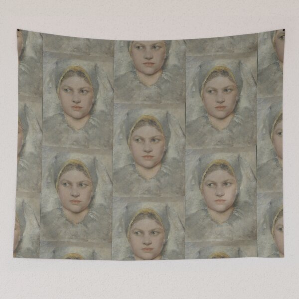 Item preview, Gustav Klimt Austrian painter Head Study of a Girl von Hana designed and sold by TeeARTHY.