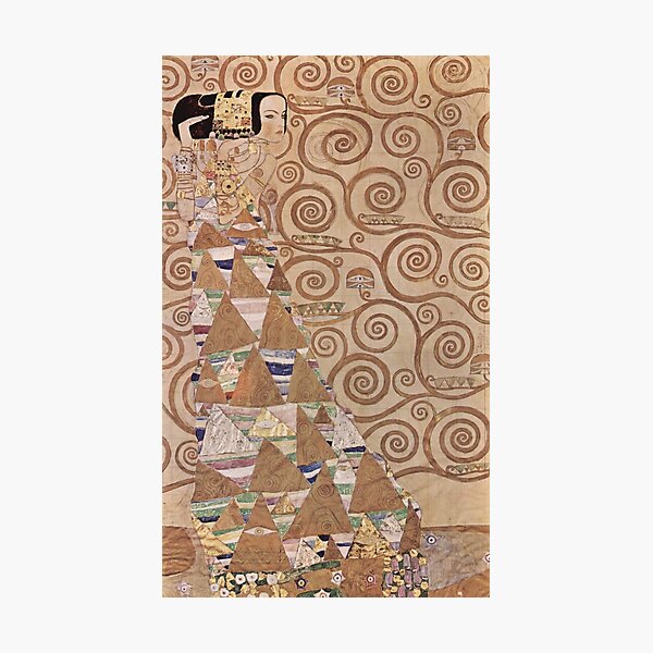 Item preview, Gustav Klimt, peintre autrichien, Expectation (extrait de Tree of Life) designed and sold by TeeARTHY.