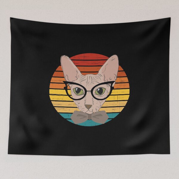 Item preview, Funny cat face with funky glasses designed and sold by CoolThingss.