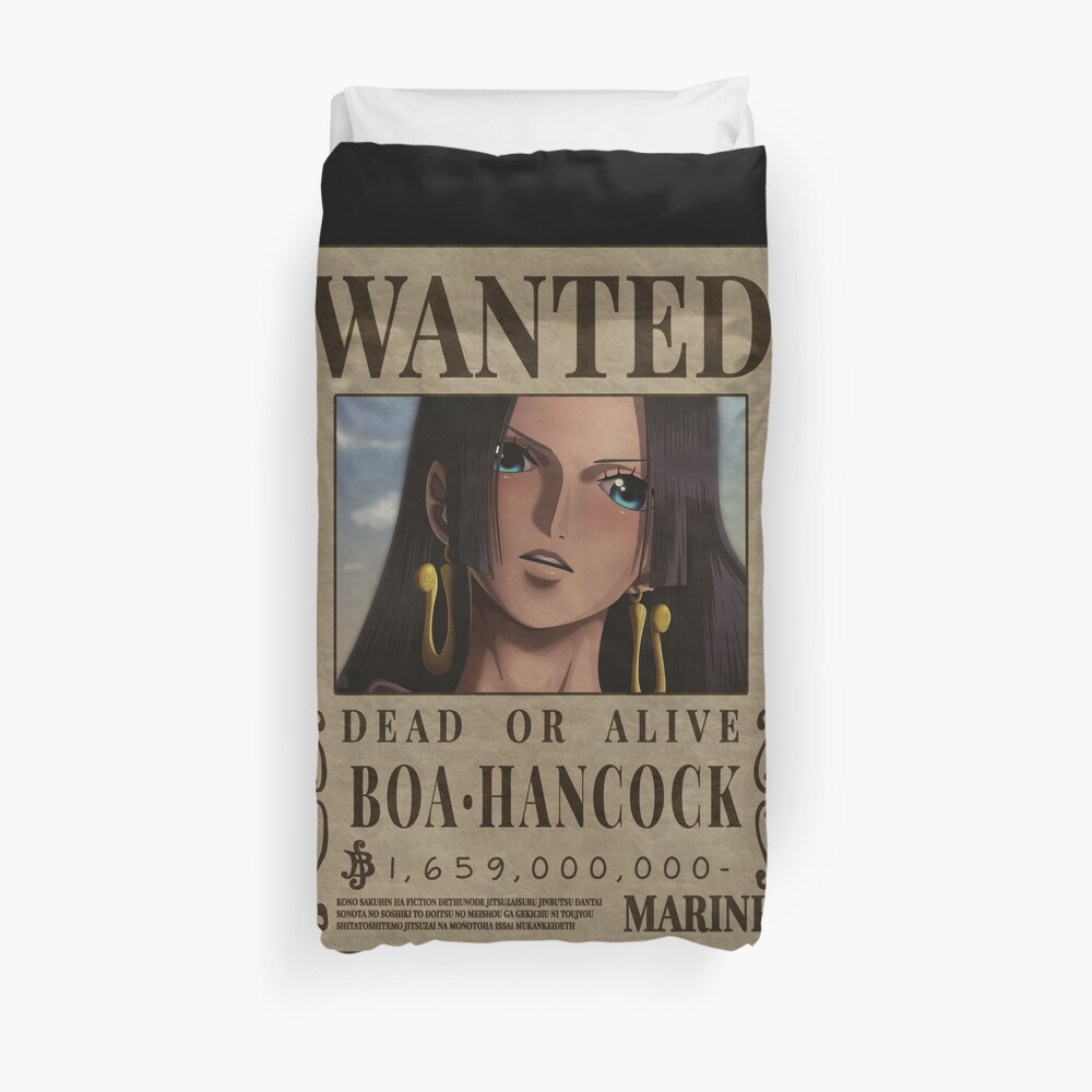 One Piece Boa Hancock Wanted Pirate Empress Bounty Poster