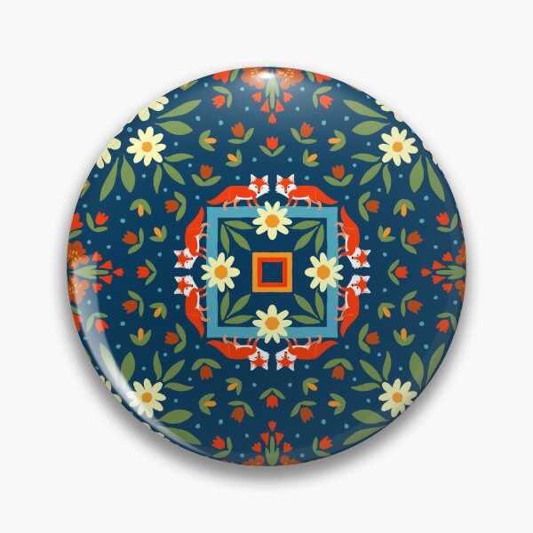 Item preview, Fox Flowers Bandana Design designed and sold by RDevane.