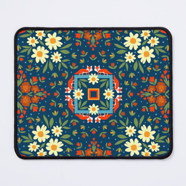 Item preview, Fox Flowers Bandana Design designed and sold by RDevane.