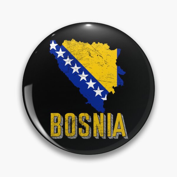 Item preview, Bosnia flag map designed and sold by Mila1946.
