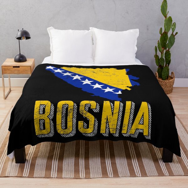 Item preview, Bosnia flag map designed and sold by Mila1946.