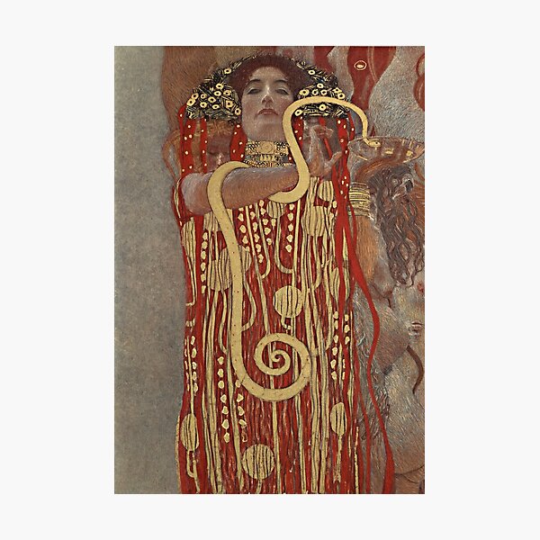 Item preview, Gustav Klimt peintre autrichien Hygieia designed and sold by TeeARTHY.