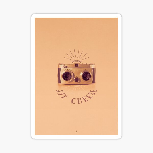 Everybody - Say Cheese Sticker
