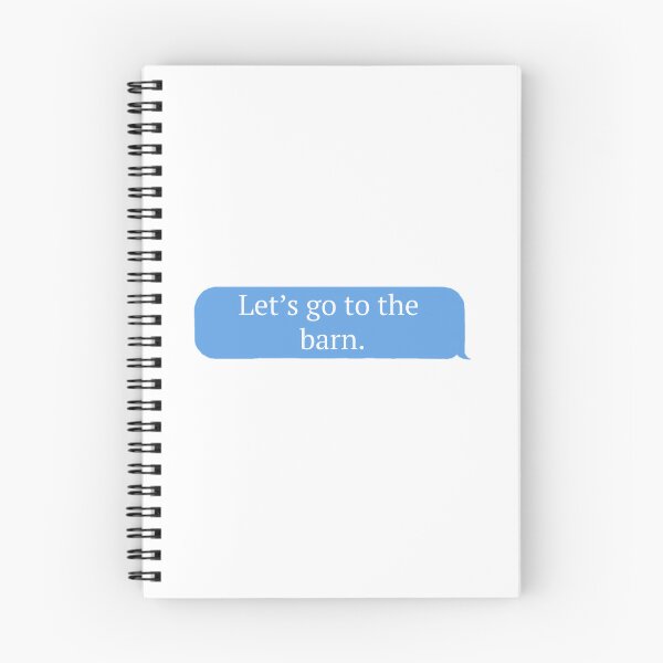 Item preview, Let's Go To The Barn Text designed and sold by thepunchypoodle.