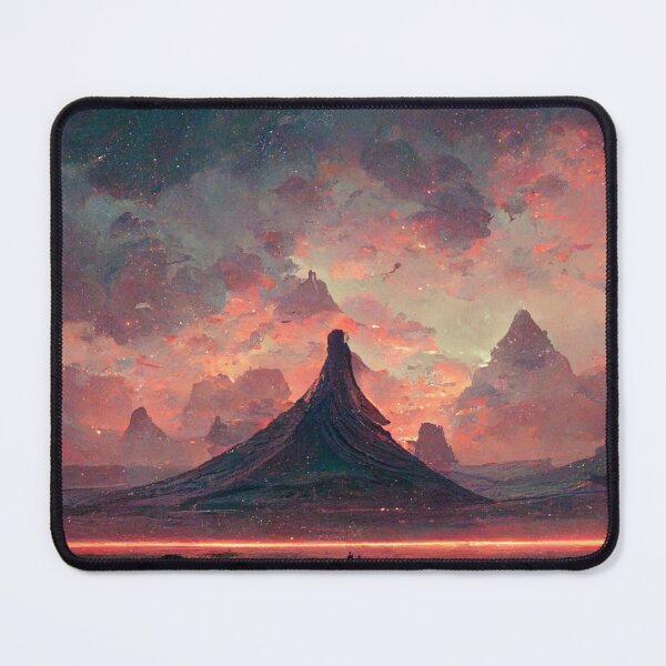 Item preview, View of Mountain on Mars Sci-Fi designed and sold by Tekumart.