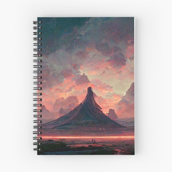 Item preview, View of Mountain on Mars Sci-Fi designed and sold by Tekumart.