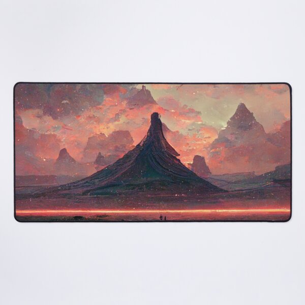 Item preview, View of Mountain on Mars Sci-Fi designed and sold by Tekumart.
