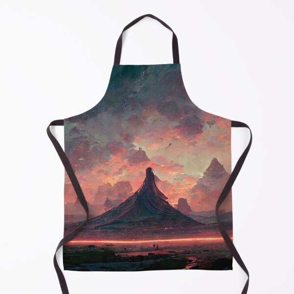 Item preview, View of Mountain on Mars Sci-Fi designed and sold by Tekumart.