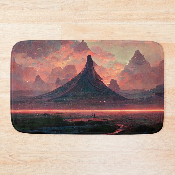 Item preview, View of Mountain on Mars Sci-Fi designed and sold by Tekumart.