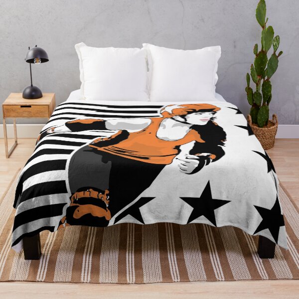 Item preview, Roller Derby Girl - Speed Lines - Black/Orange - Roller Derby designed and sold by Design Raptor.