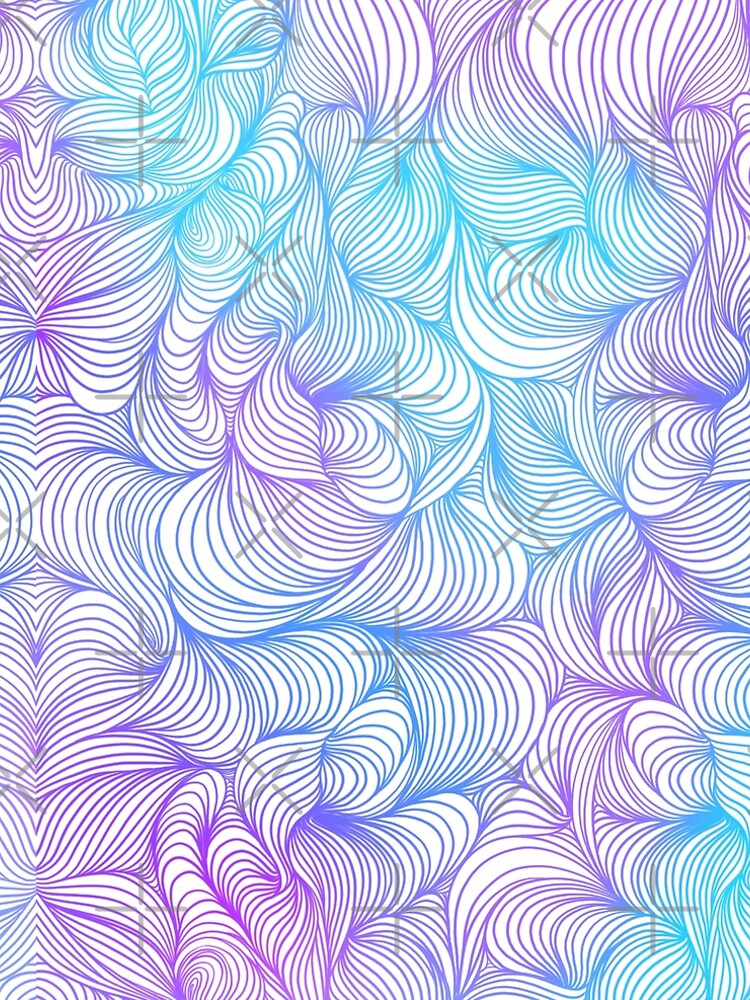 Blue and Purple Swirls by nykiway