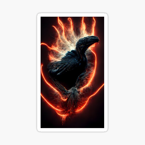 Item preview, raven art designed and sold by AICustomArt ⭐⭐⭐⭐⭐.
