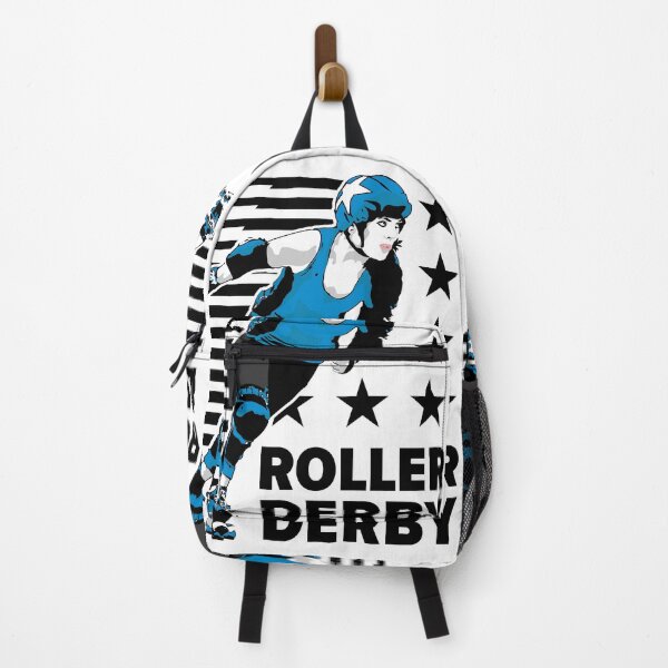 Item preview, Roller Derby Girl - Speed Lines - Black/Blue - Roller Derby designed and sold by Design Raptor.