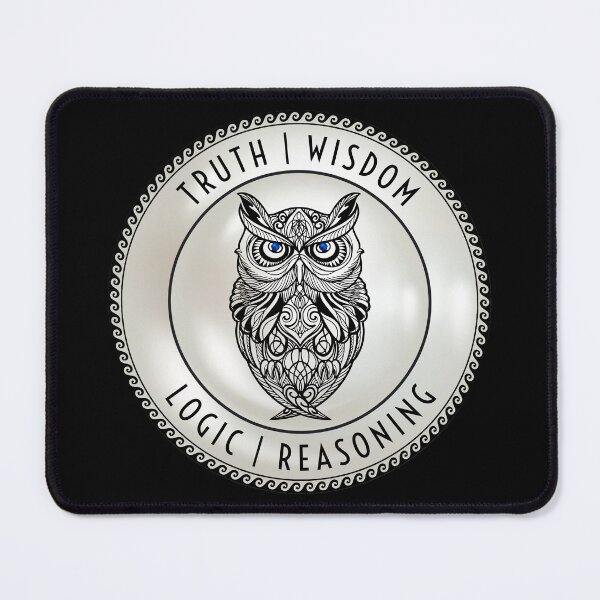 Item preview, Truth Wisdom Logic Reasoning Owl designed and sold by Yiorgos Designs.