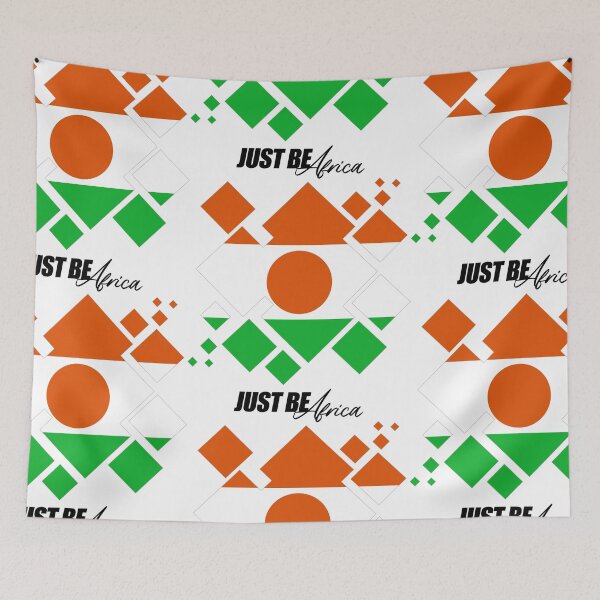 Item preview, Niger Cubed Flat - w/ text designed and sold by JustBeAfrica.