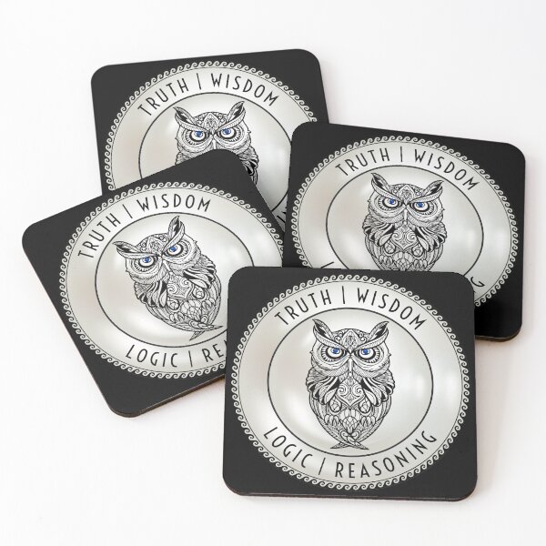 Item preview, Truth Wisdom Logic Reasoning Owl designed and sold by Yiorgos Designs.