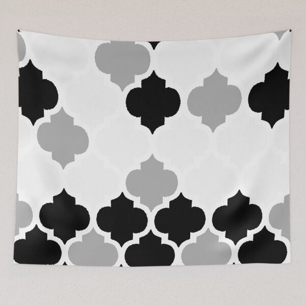 Item preview, MOROCCAN GRAY AND BLACK PATTERN designed and sold by Overthetopsm.