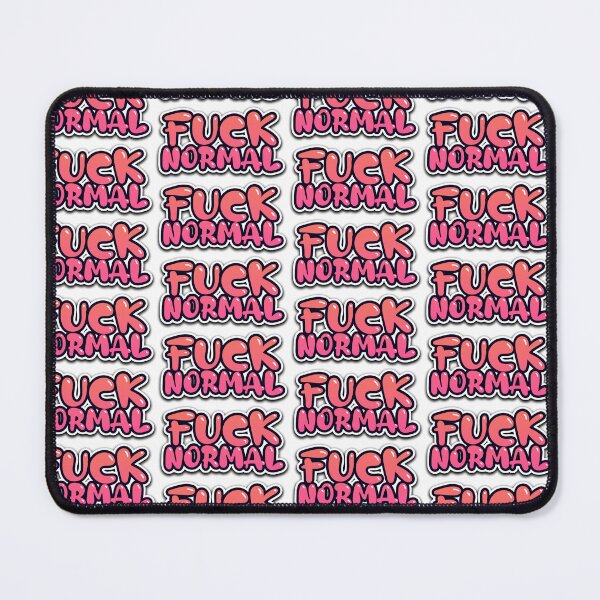 Item preview, Colorful, pink, orange, fuck normal, text, sticker, shiny designed and sold by DarkDesign69.