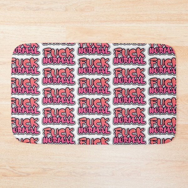 Item preview, Colorful, pink, orange, fuck normal, text, sticker, shiny designed and sold by DarkDesign69.