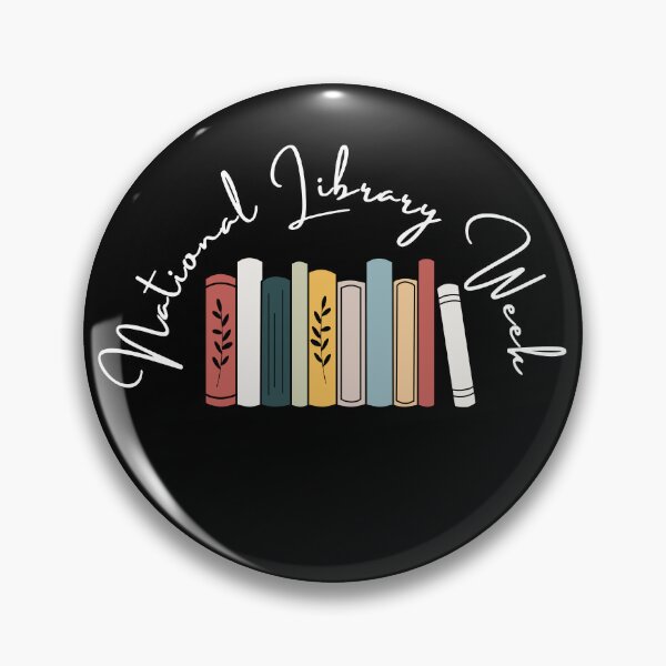 Item preview, happy national library week, cute , black and white illustration. designed and sold by Coolclassy.