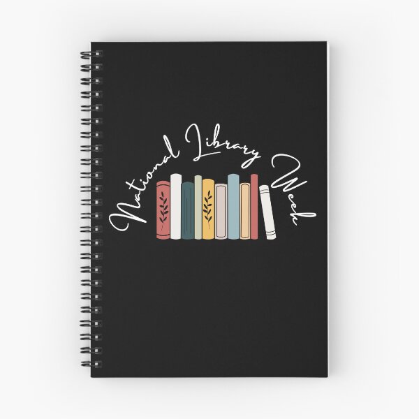 Item preview, happy national library week, cute , black and white illustration. designed and sold by Coolclassy.
