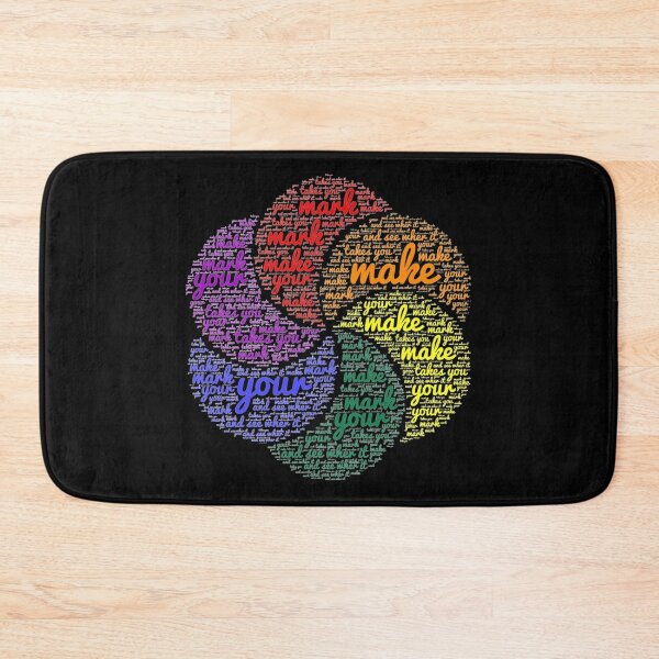 Item preview, Rainbow Retro International Dot Day Make Your Mark, Rainbow Dot Day Quote designed and sold by ghostsanda.