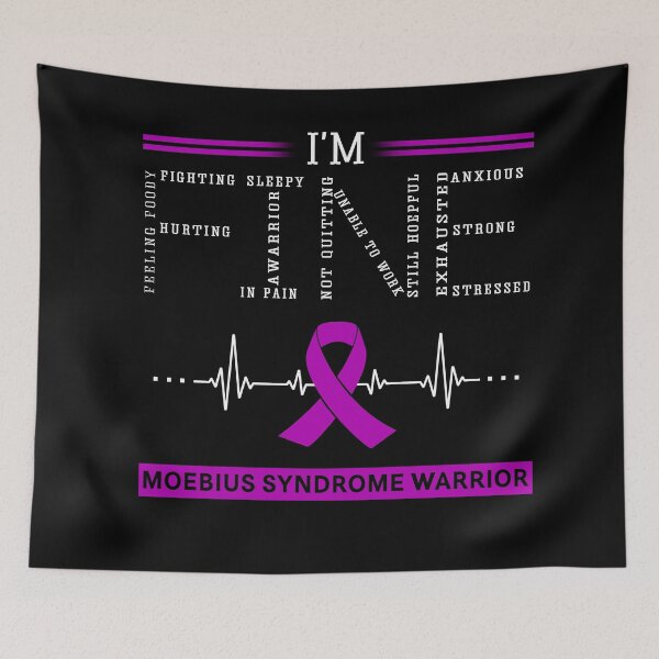 Item preview, I'm Fine Moebius Syndrome Warrior Support Moebius Syndrome Awareness Gifts designed and sold by rechardtee.