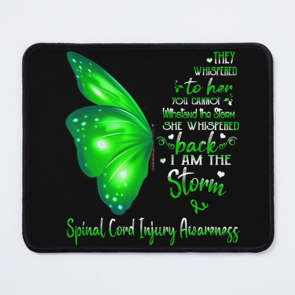 Item preview, She Whispered Back I Am The Storm Spinal Cord Injury Awareness Butterfly designed and sold by frechettee.